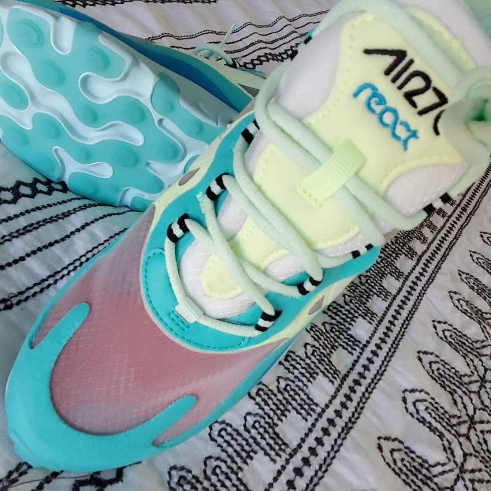 Nike Air Max 270 teal aqua sz. 6 - Picture 2 of 5